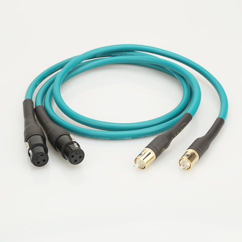 Cable de Audio de alta fidelidad RCA a XLR, conector hembra equilibrado, Cardas cruzadas, amplificador de Audio, reproductor de DVD y CD, cable de conexión RCA ► Foto 1/6