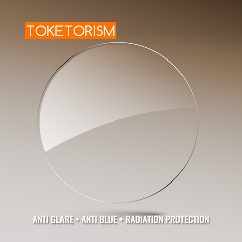 Toketorism-Gafas de prescripción de protección contra la radiación, lentes asféricos de resina para miopía y hipermetropía, bloqueador de luz azul antirreflejo ► Foto 1/6