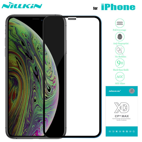 Nilkin para iPhone X XR XS Max Protector de pantalla de vidrio templado Nillkin 9 H película de vidrio transparente duro para Apple iPhone 8 7 6 s 6 Plus ► Foto 1/6