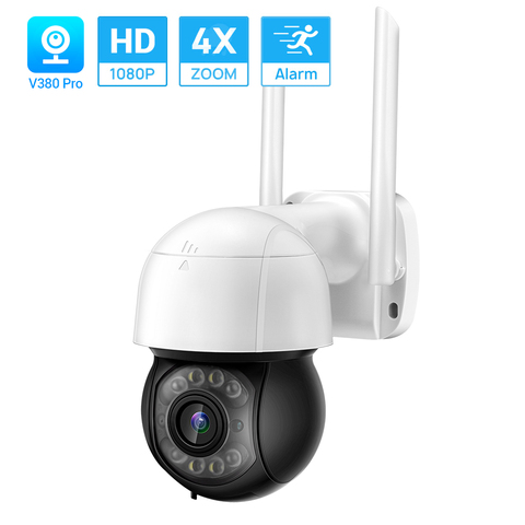 HD1080P PTZ Cámara Wifi para exteriores de ONVIF IP inalámbrica cámara de seguimiento AI humanos de detección de Audio de dos vías V380 de almacenamiento en la nube ► Foto 1/6