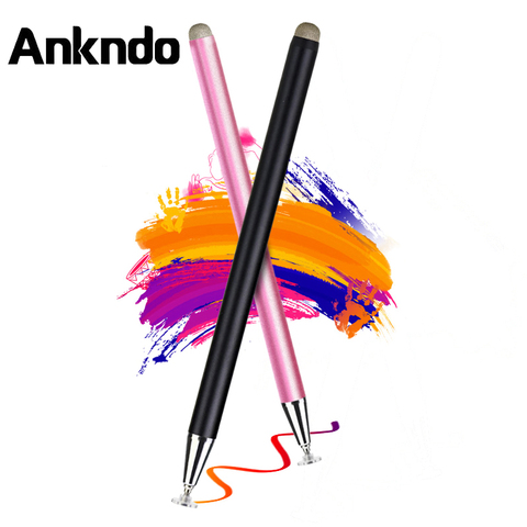 Ankndo-lápiz capacitivo 2 en 1 para pantalla táctil, accesorios para Samsung, tableta, Pc, teléfono inteligente, portátil ► Foto 1/6