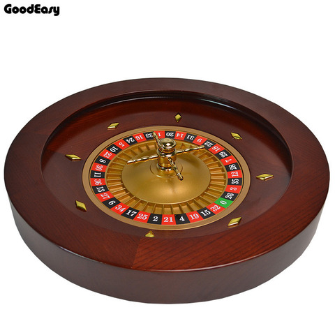 Ruleta de madera de Casino, juego de fichas de póker, Ruleta de alta calidad, juego de fiesta de entretenimiento ► Foto 1/6