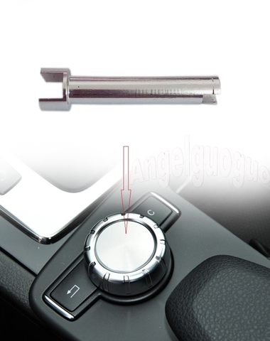 Controlador de consola de control de Radio, interruptor giratorio, desplazamiento de botón, eje de perilla, reparación, arreglo para Mercedes Benz W204 X204 W212 W218 ► Foto 1/5