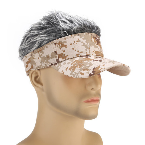 Gorra de béisbol de camuflaje con pelucas para hombre, gorros de pesca, caza al aire libre, sombrero para jungla, Airsoft, senderismo, táctica, 2022 ► Foto 1/6