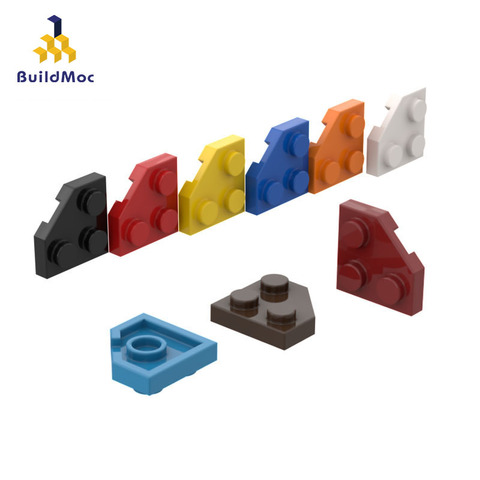 BuildMOC-tablero base de 2x2 para construcción, bloques de esquina para piezas de bloques de construcción, piezas educativas, juguetes, 26601 ► Foto 1/1