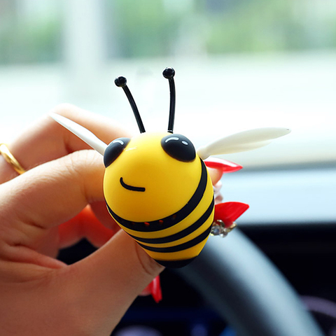 Ambientador de aire para coche con clip de ventilación de abeja creativa, decoración Interior, difusor de Perfume automático, fragancias para coche, decoración ► Foto 1/6