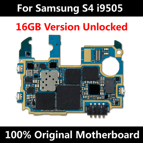 Placa base para teléfono Samsung Galaxy S4 i9505, 16GB, Original, desbloqueado, buena calidad, 100%, con Chips, placa lógica ► Foto 1/1