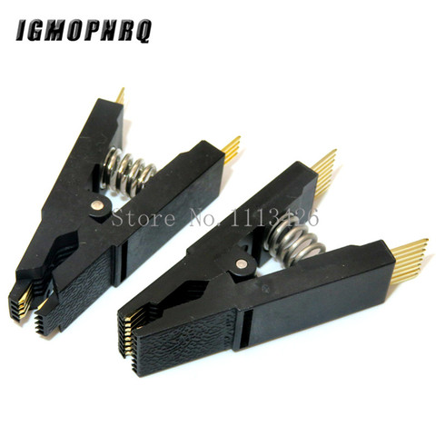 Clip programador de prueba SOP8 SOP16 SOP SOIC 8 SOIC 16 SOIC16 SOIC16 DIP16 DIP 8 Pin DIP 16 Pin pinza de pruebas IC sin cable ► Foto 1/3