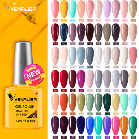 Venalisa-esmalte para uñas de Gel UV, Gel cosmético para manicura, barniz de uñas, 7,5 ML ► Foto 1/6