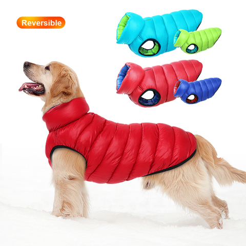 Gran Perro ropa de invierno cálido perro chaqueta de abrigo de ropa para mascotas ropa impermeable abrigos chaqueta para mascotas traje para mediano grande perros, Labrador ► Foto 1/6