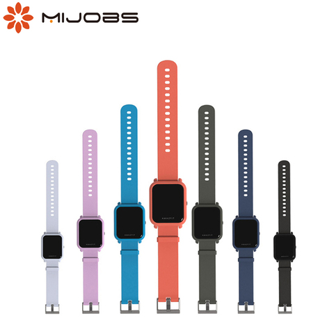 Mijobs 20mm correa de silicona deportiva para Xiaomi Huami Amazfit GTS Bip BIT PACE Lite pulsera de reloj inteligente para jóvenes ► Foto 1/6