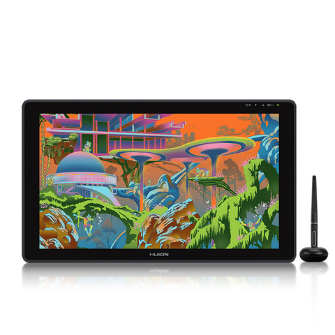 HUION-tableta gráfica Kamvas 22, dispositivo con bolígrafo de 21,5 pulgadas, pantalla antirreflejos de 120% s, RGB, compatible con Windows, mac y Android ► Foto 1/6