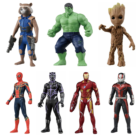 Takara Tomy Marvel Serie de películas de colección de figuras de acción 8cm Hulk/Pantera/Ironman/Deadpool ► Foto 1/5