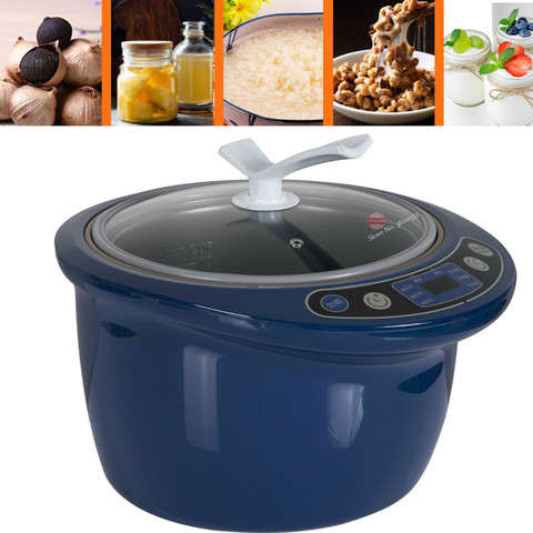 Máquina enzimática de Control por microordenador de 6L, para arroz, vino, ajo negro, 110W, vaso, Yogurt, enzima de secado automático ► Foto 1/5