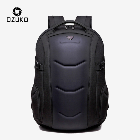 Mochila Oxford impermeable de la marca OZUKO para adolescentes, Mochilas para portátil de 15,6 pulgadas, Mochilas de moda para hombres, Mochilas de viaje para hombres ► Foto 1/6