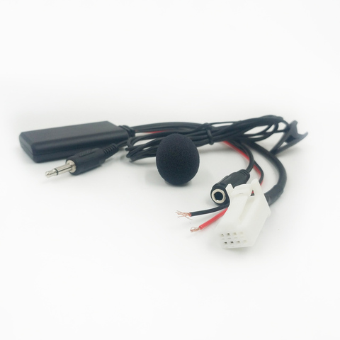 Coche Bluetooth 5,0 Aux Entrada de Audio Cable de micrófono adaptador de manos libres 8Pin macho para Nissan Sylphy Tiida Qashqai Geniss ► Foto 1/6