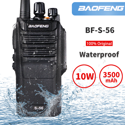 Baofeng-walkie-talkie S-56, Radio CB Ham de alta potencia, resistente al agua, 10W, 20KM de largo alcance, portátil, para caza, Radio bidireccional, BF-9700, 2022 ► Foto 1/6