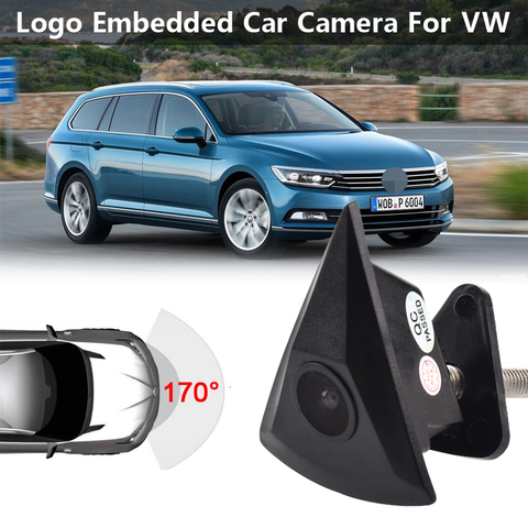 Coche CCD Cámara de visión frontal para VW Passat Tiguan Golf Touran Polo Escarabajo ► Foto 1/6