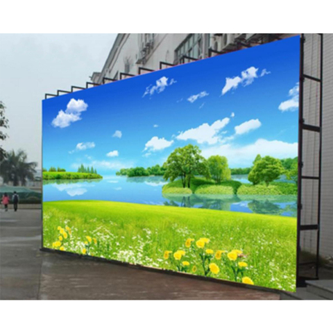 P8 pantalla LED al aire libre pantalla grande 512X512mm gabinete de aluminio fundido a presión HD de alto brillo valla publicitaria impermeable ► Foto 1/6