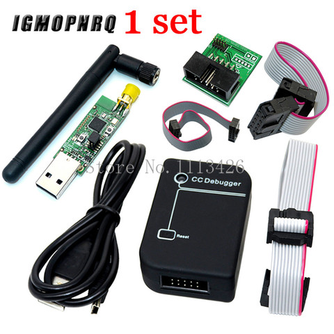 CC2531 emulador Zigbee cc-depurador PROGRAMADOR USB CC2540 CC2531 Sniffer con antena Bluetooth módulo conector Downloader Cable ► Foto 1/5