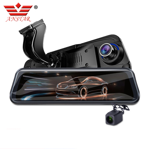 ANSTAR 2022 nuevo 4G Android DVR Dash cámara HD 1080P espejo Dvr cámara de coche grabadora ADAS sistemas de alarma Dash Cam visión nocturna ► Foto 1/6