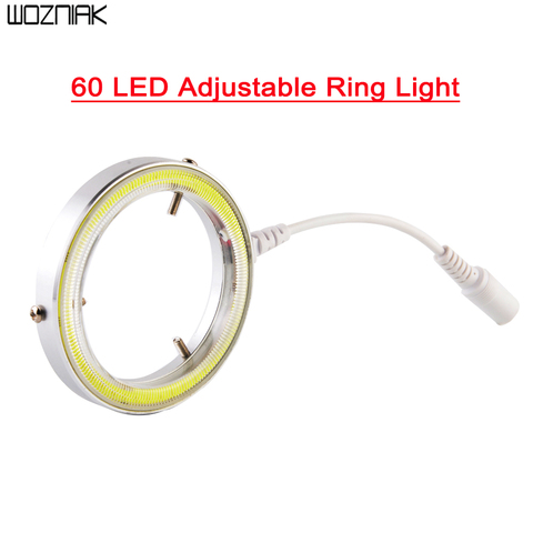 Kaisi-Anillo de luz ultrafino ajustable 60 LED, lámpara de microscopio, enchufe USB para pistola de soplado y reparación de estación de soldadura ► Foto 1/5