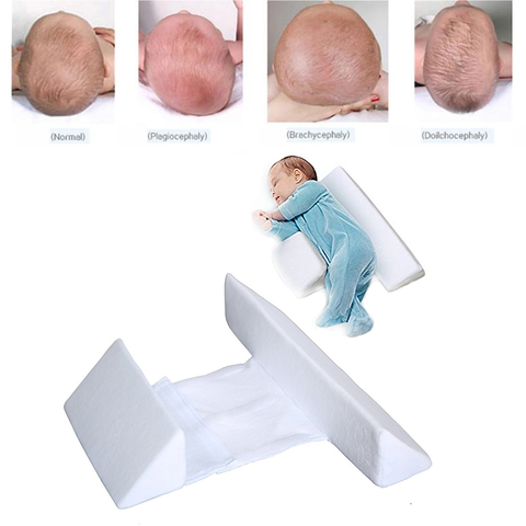 Almohada antivaho para bebés recién nacidos, almohada de posición triangular para bebés de 0 a 6 meses ► Foto 1/6
