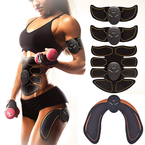 Estimulador muscular EMS entrenador inteligente de cadera inalámbrico trasero Abdomen de brazo pierna Toner modelador corporal Fitness entrenamiento Unisex equipo ► Foto 1/6