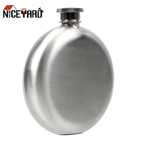 NICEYARD-botella de vino de 5 oz, bote de licor ruso, Frasco redondo de whisky, Alcohol a la cadera, vasos y botellas, accesorios, regalo de cumpleaños creativo ► Foto 1/6