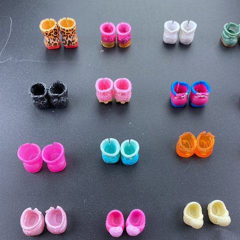 6 pares L O L ¡Sorpresa! Zapatos originales para LOL, accesorios de vestir, 8 cm, juguetes de regalo para chico ► Foto 1/3