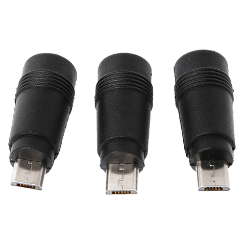 5,5*2,1 conector hembra a Micro USB Macho Jack Micro 5Pin adaptador de cargador de corriente CC conector Convertidor para ordenador portátil/tableta ► Foto 1/6