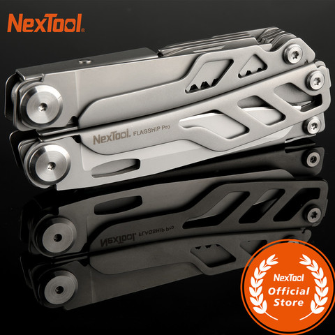 NexTool-Juego de herramientas de mano para exteriores 16 en 1, alicates multiherramienta, cuchillo plegable, destornillador, abrelatas, versión #2, modelo NE0104 Pro EDC ► Foto 1/3