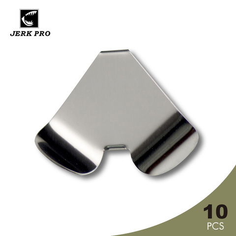 JERK PRO-Señuelos de Pesca de superficie, 10 uds, hoja de aluminio Offset Buzz, giro en el eje central y apagado en sentido horario, ideales para cebos Buzz ► Foto 1/3