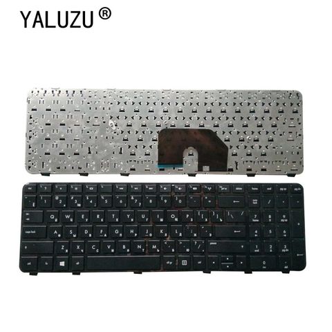 YALUZU ruso teclado del ordenador portátil para HP pabellón DV6-6000 DV6-6100 DV6-6200 DV6-6b00 dv6-6c00. diseño de alta calidad marco negro ► Foto 1/5