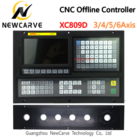 Controlador de sistema de Control de USB CNC XC809D, 3 ~ 6 ejes, compatible con FANUC, taladro de fresado sin conexión con código G, alimentación de perforación NEWCARVE ► Foto 1/6