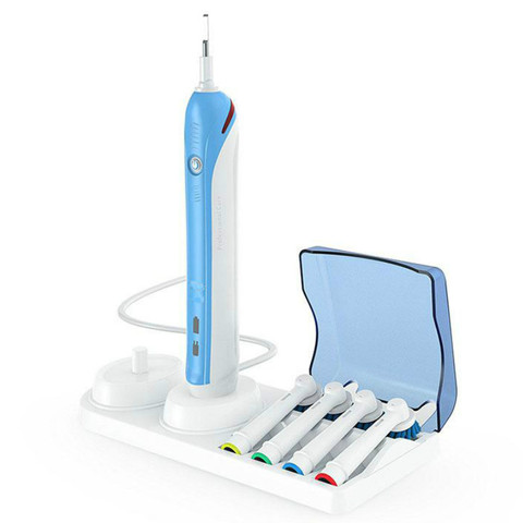 Soporte de cepillo de dientes eléctrico Oral B, Base de soporte para cabezales de cepillo de dientes, cubierta de caja con agujero de cargador para Baño ► Foto 1/5