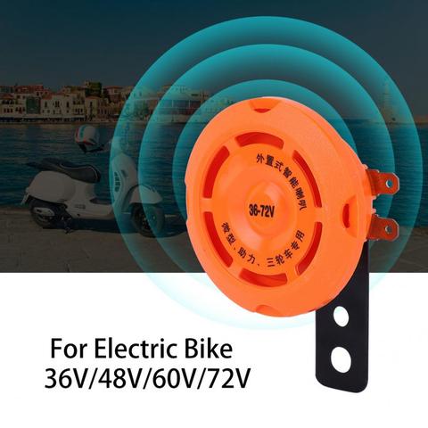 Timbre electrónico inteligente para bicicleta eléctrica, claxon de 36V/48V/60V/72V, accesorios de claxon ► Foto 1/6