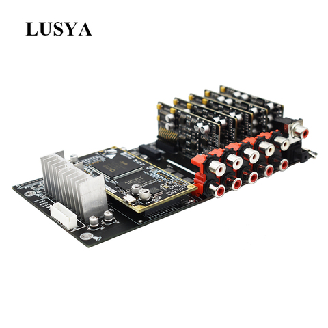 Lusya-Placa de desarrollo ADSP21489, módulo de entrada ADC PCM1804 + DAC PCM1798, placa de salida 4 en 8, procesador B4-007 ► Foto 1/6