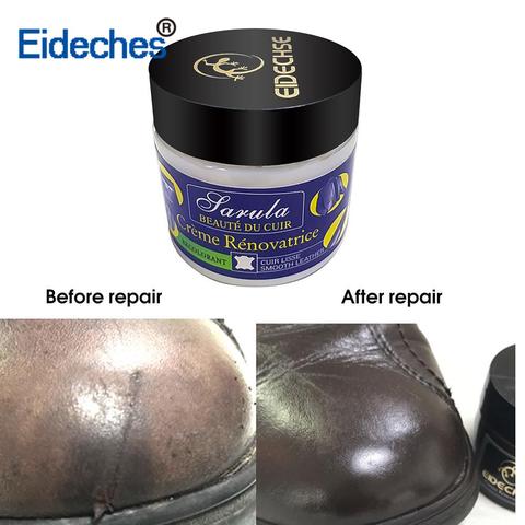 Herramienta de reparación de cuero de vinilo, 50ml, reacondicionamiento, limpiador, crema pulidora, para asiento de coche, sofá, bolso ► Foto 1/6