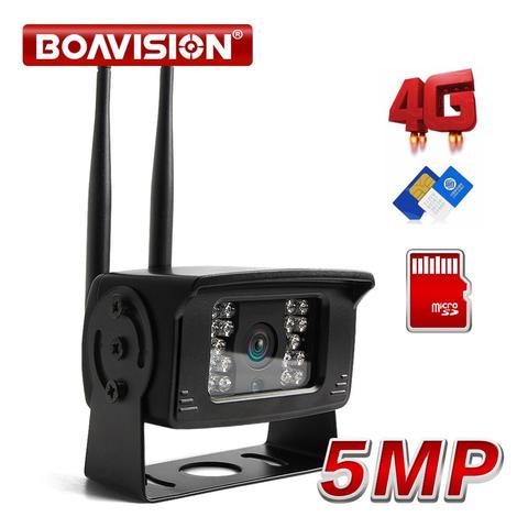 Minicámara con tarjeta SIM 4G, cámara de seguridad CCTV de 5MP, 1080P, visión nocturna inalámbrica, IR, 20M, ranura para tarjeta TF, P2P, APP CamHi ► Foto 1/6