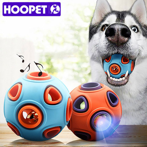 Juguetes De Juguetes para perros HOOPET, divertidos juguetes interactivos para morder con bolas de goma para perros, suministros para mascotas ► Foto 1/6