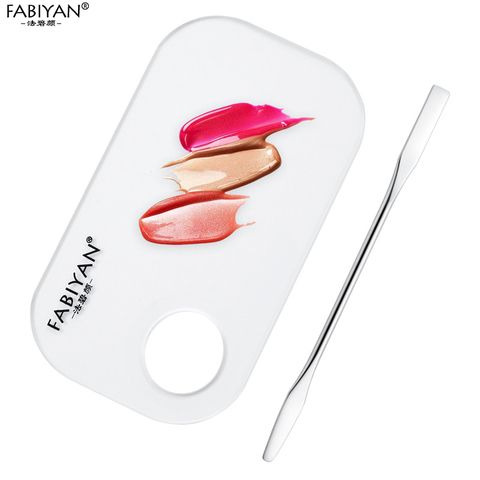 Paleta de acrílico espátula Rod Gel base de sombra de ojos mezcla de pigmentos de maquillaje cosmético herramienta de manicura set ► Foto 1/6