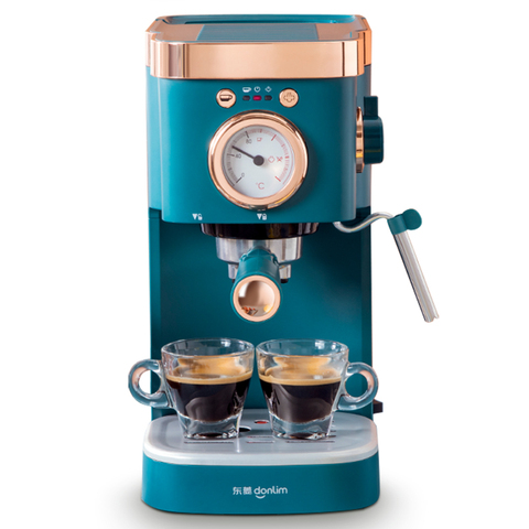 Máquina de café expreso automática, máquina de café en polvo, capuchino, 20bar ► Foto 1/6