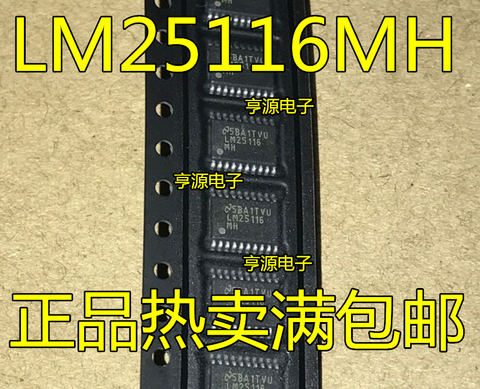 5 uds., nuevo interruptor LM25116MHX LM25116MH LM25116 TSSOP-20, chip regulador de tensión ► Foto 1/1