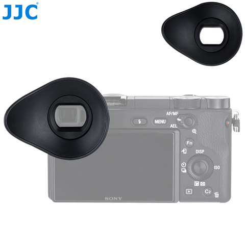 JJC-visor ocular giratorio de silicona de 360 ° para Sony A6100, A6300, A6000, NEX-6, cámara de NEX-7, ocular, sustituye a FDA-EP10 ► Foto 1/6