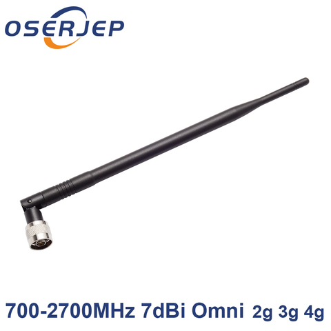 N-Male Connector 700~2700MHz Whip Antenna omni directional antenna for CDMA & GSM & DCS & AWS & WCDMA & LTE Signal Booster ► Foto 1/6