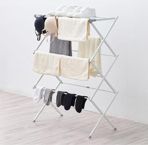 Soporte ajustable creativo para colgar ropa, tendedero plegable portátil para exteriores ► Foto 1/1