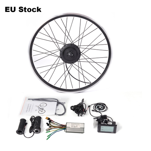 36V Ebike kit 250W 350W 500W Motor sin escobillas inteligente Motor de cubo de rueda delantera o trasera del Motor del coche Kit de conversión de bicicleta eléctrica ► Foto 1/6