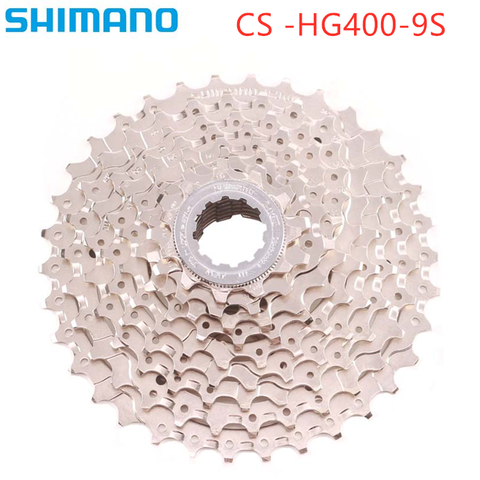 Shimano-Cassette para bicicleta de CS-HG400-9 hg400, de 11-25 11-28 11T-32T 11-34t 11-36T, MTB de 9 velocidades, accesorios para bicicleta de piñón libre ► Foto 1/4