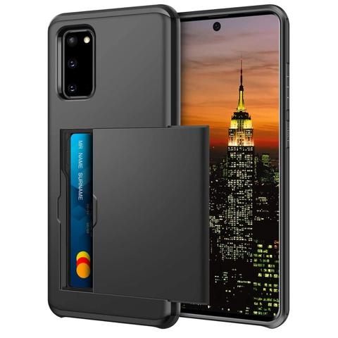 Funda tipo billetera para Samsung Galaxy S20 Ultra S10 S9 S8 Note 10 9 8 5 Plus S10e S7 S6 edge, funda armadura con ranura para tarjeta ► Foto 1/6